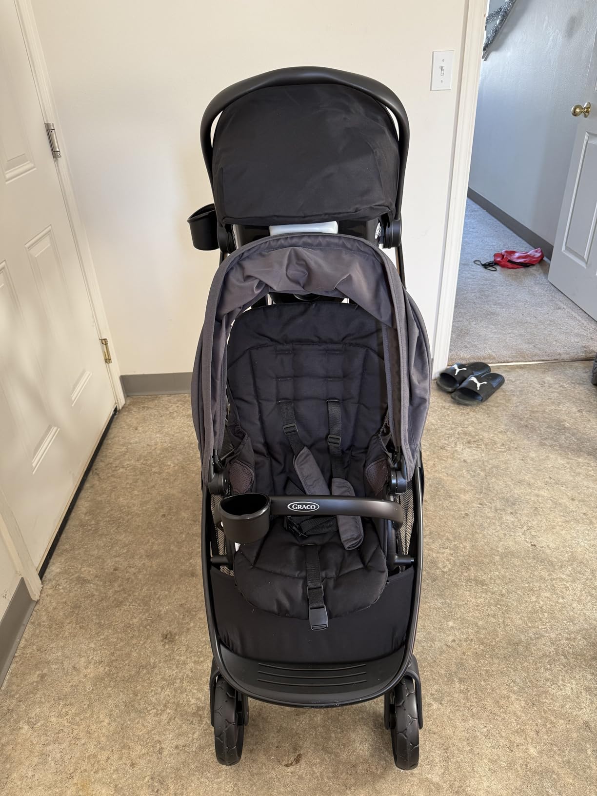 Graco Ready2Grow 2.0 Double Stroller, Twin Baby Stroller Features Bench Seat and Standing Platform Options, Compact Fold Perfect for Baby Travel, Rafa customer photo 2