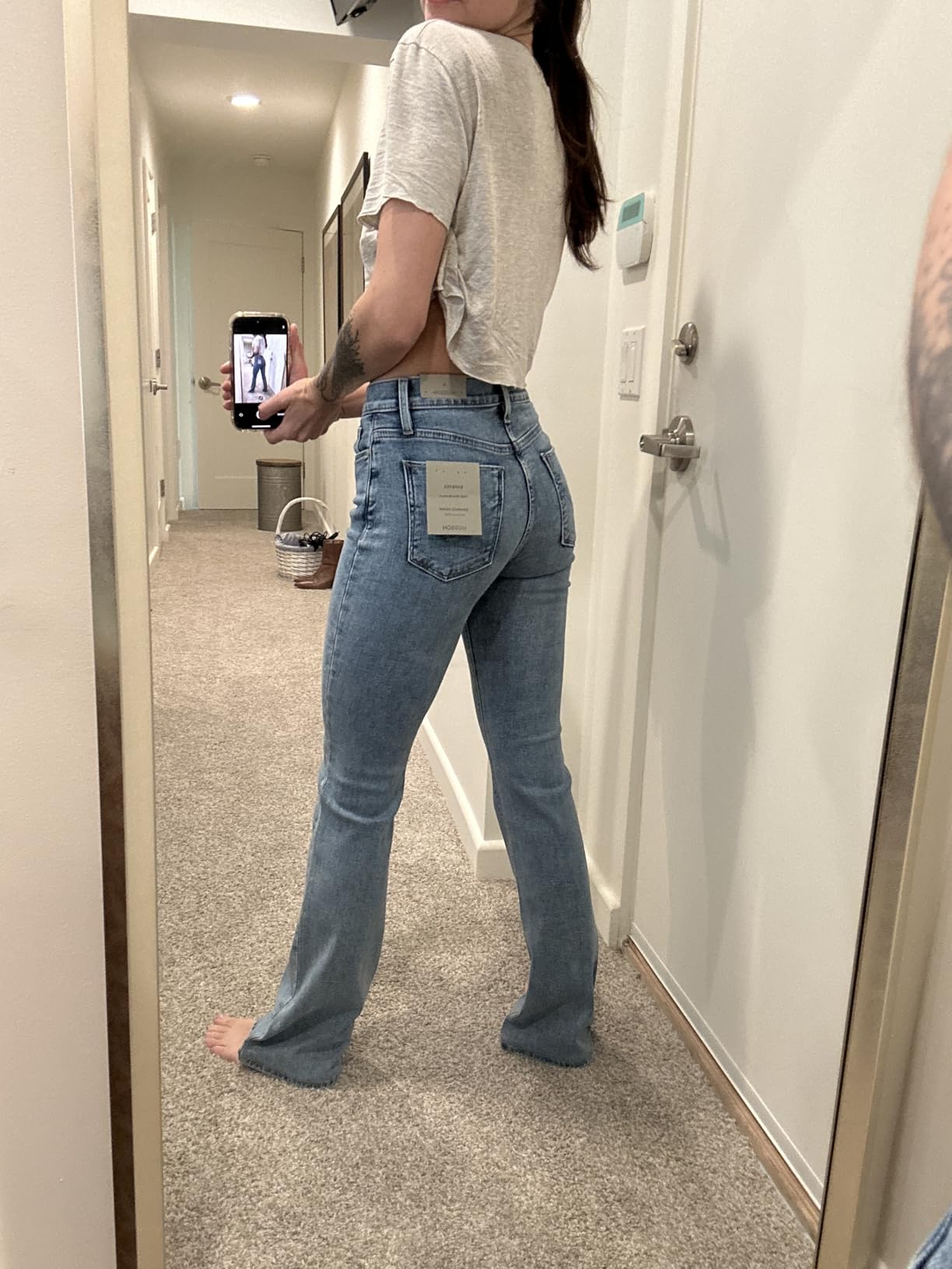 Hudson Women's Barbara High Rise Bootcut Fashion Jean customer photo 1