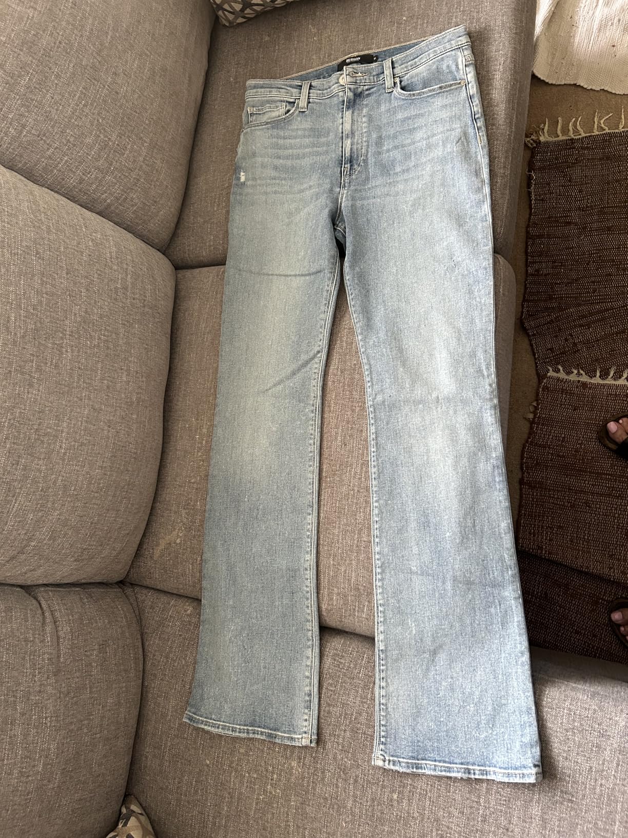 Hudson Women's Barbara High Rise Bootcut Fashion Jean customer photo 2