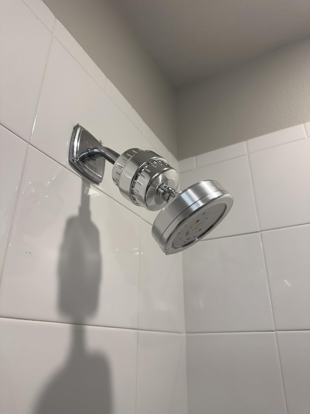 AquaHomeGroup - Filtered Shower Head & 20 Stage Shower Filter with Vitamin C E and A - Standard - Chrome customer photo 2