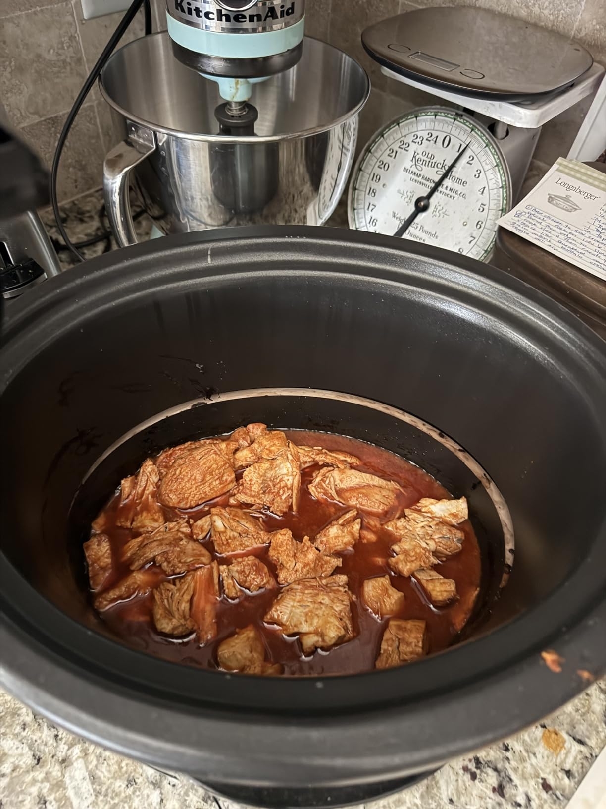 Crock Pot 7-qt Nonstick Ceramic Coating Cook & Carry Programmable Easy-Clean Slow Cooker Stainless Steel customer photo 1