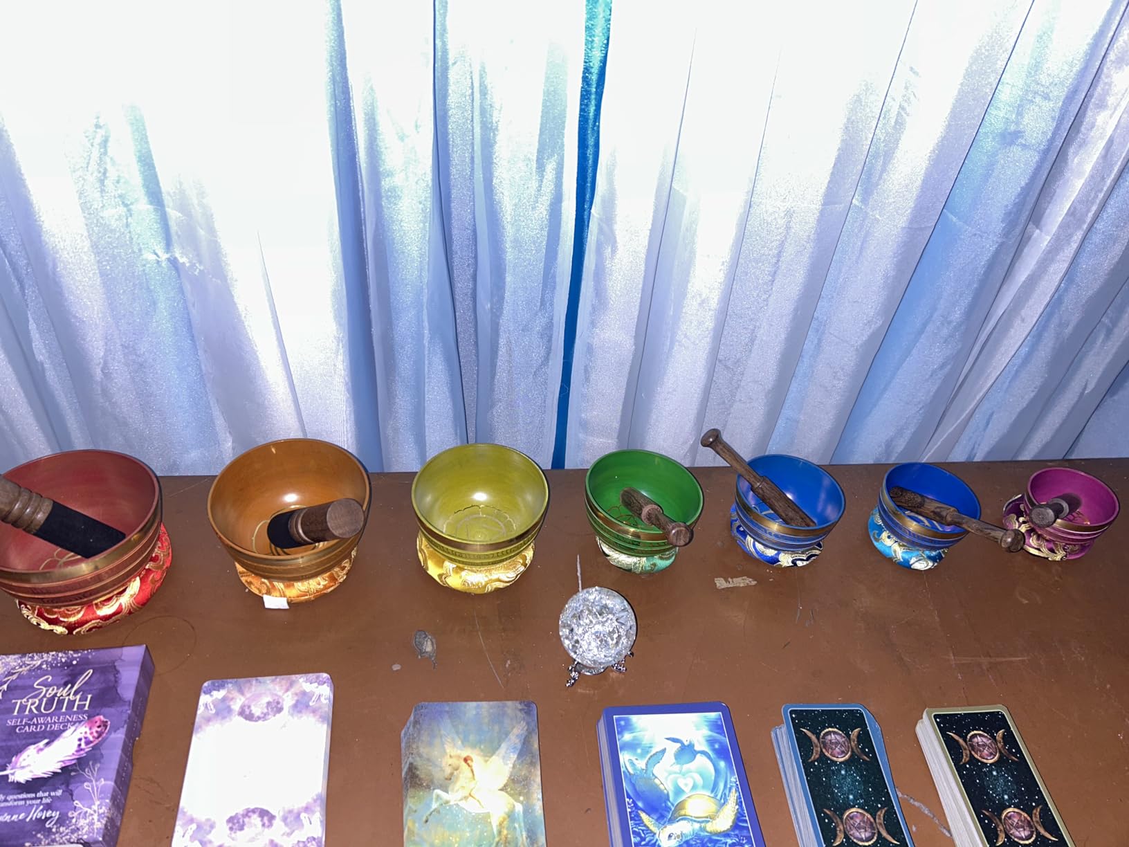 ESK Chakra Healing Tibetan Singing Bowl Set of 7 for Meditation - Himalayan Singing Bowls, ESK 11 customer photo 2