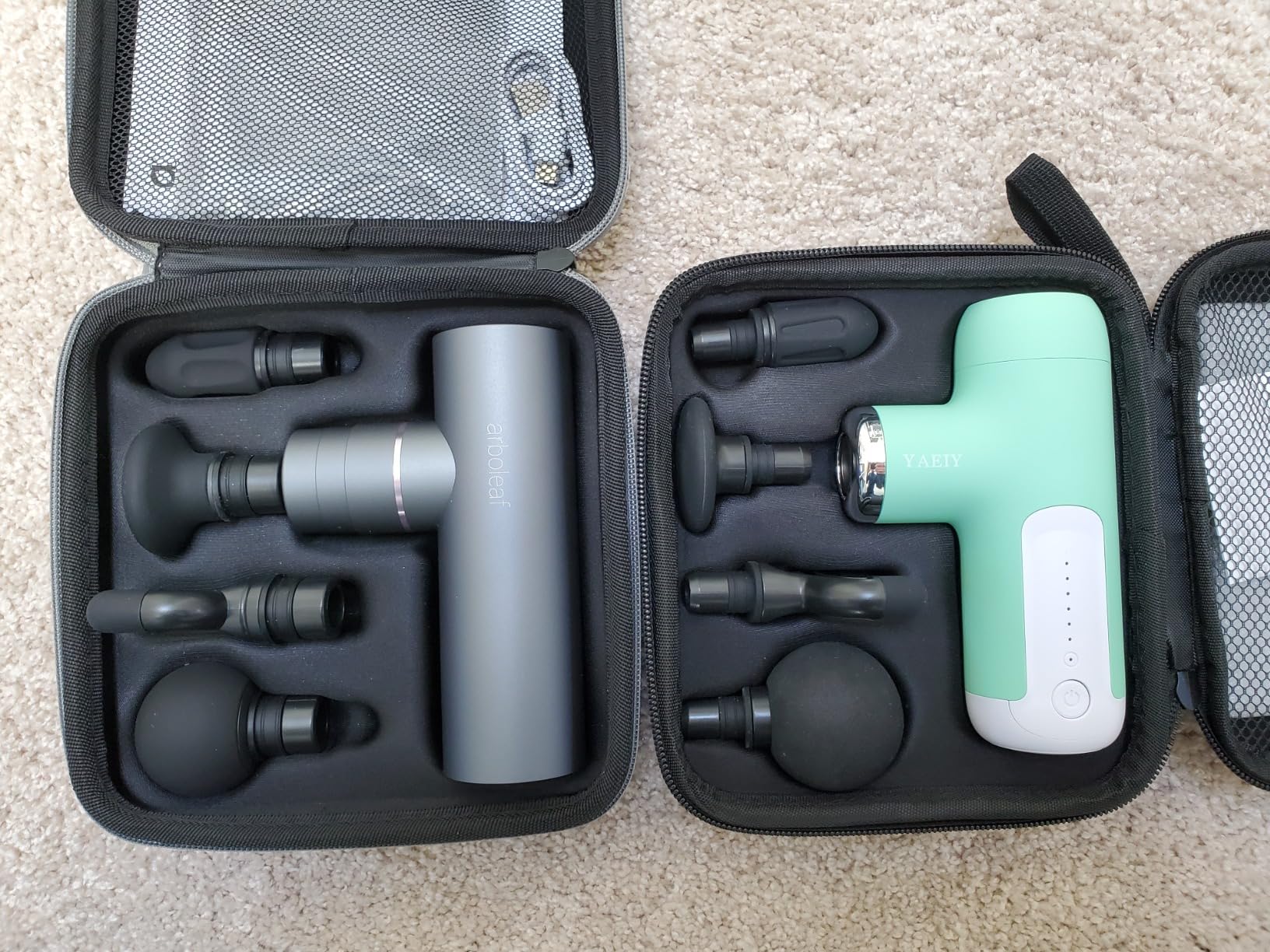 arboleaf Massage Gun Deep Tissue, Balance of Power & Portability Full-Metal Percussion Massager with Silent Brushless Motor - Ultra-Quiet Pocket-Sized for Athletes Back Pain Relief customer photo 1