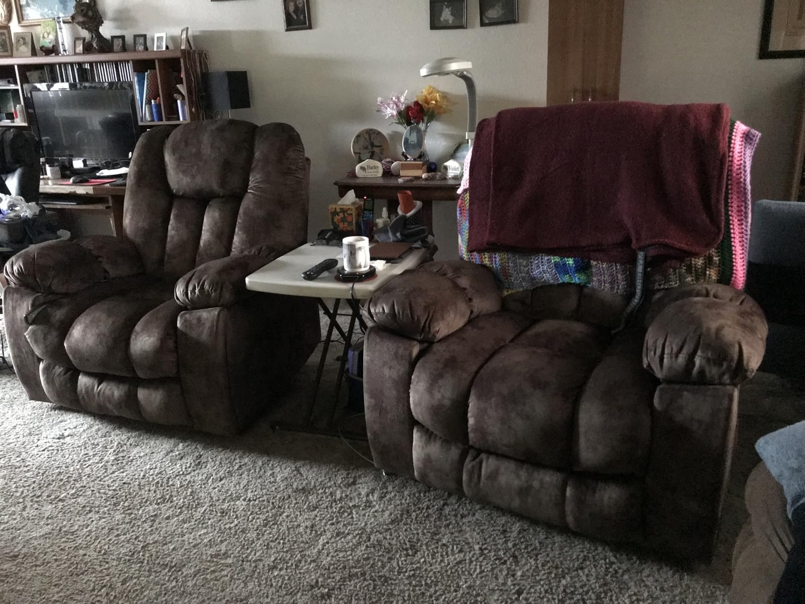 CANMOV Large Power Lift Recliner Chair with Massage, Heat, and USB for Elderly, Overstuffed Wide Recliners, Heavy Duty and Safety Motion Reclining Mechanism - Gray customer photo 1