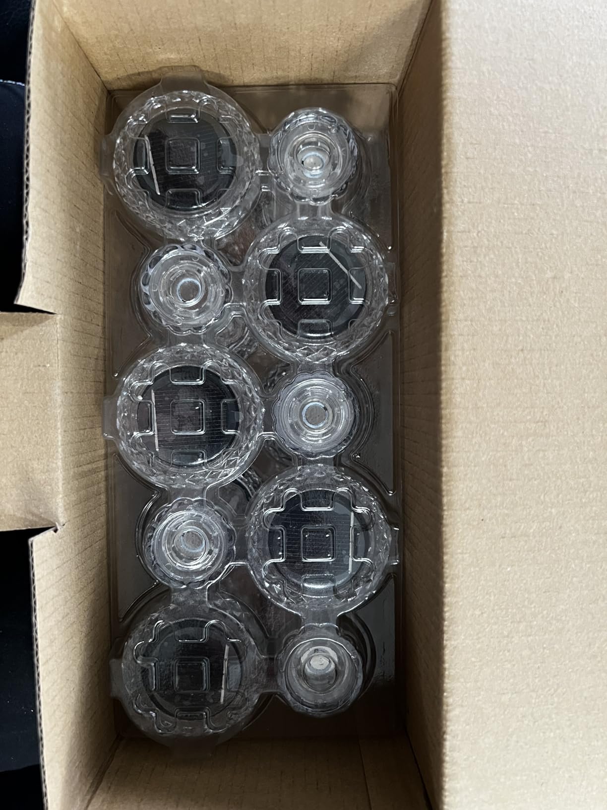 DenicMic Solar Lights Outdoor 10 Pack Waterproof 6000K Cold White LED Stainless Steel Stake Outside Lights for Yard Pathway Garden Driveway Walkway Landscape Path Lighting customer photo 1