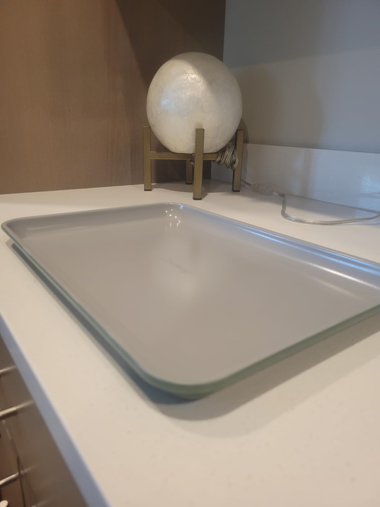 Caraway Non-Stick Ceramic Baking Sheet - Naturally Slick Ceramic Coating - Non-Toxic, PTFE & PFOA Free - Perfect for Baking, Roasting, and More - Medium (15
