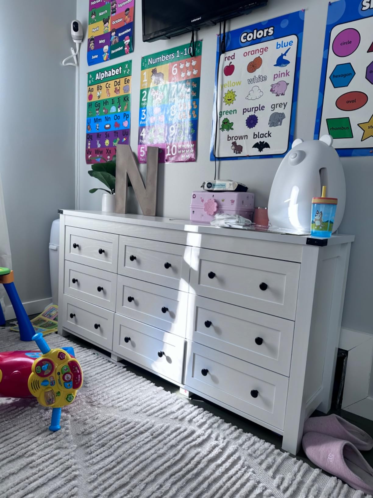 Pure Enrichment PureBaby Kids Bear Air True HEPA Air Purifier - 4 Stage Air Filtration, UV-C Light, & Night Light for Medium-Large Rooms - Baby Nurseries, Kid Bedrooms (Sweet Oat) customer photo 1