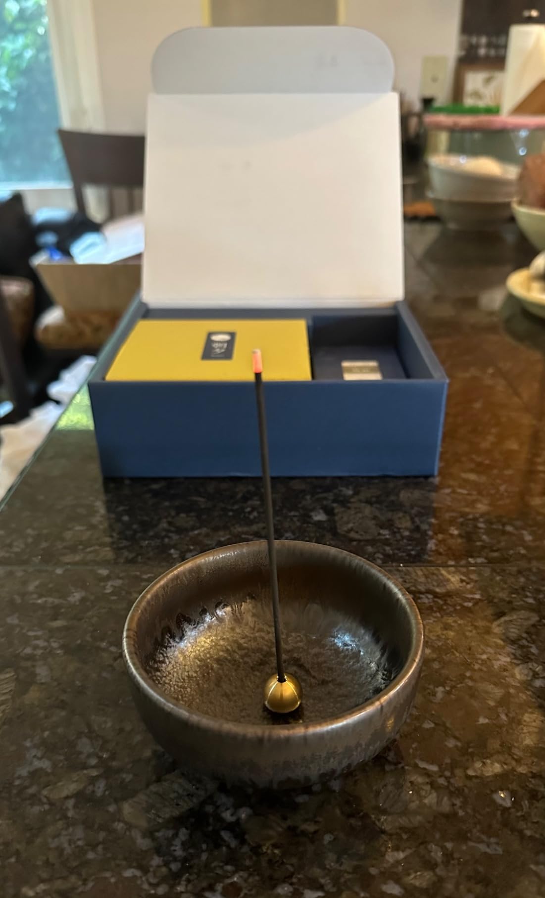 Asayu Japan Low Smoke Incense Gift Set with Incense Holder and Brass Stand, Japanese Garden Incense Sticks with Zen Holder customer photo 1