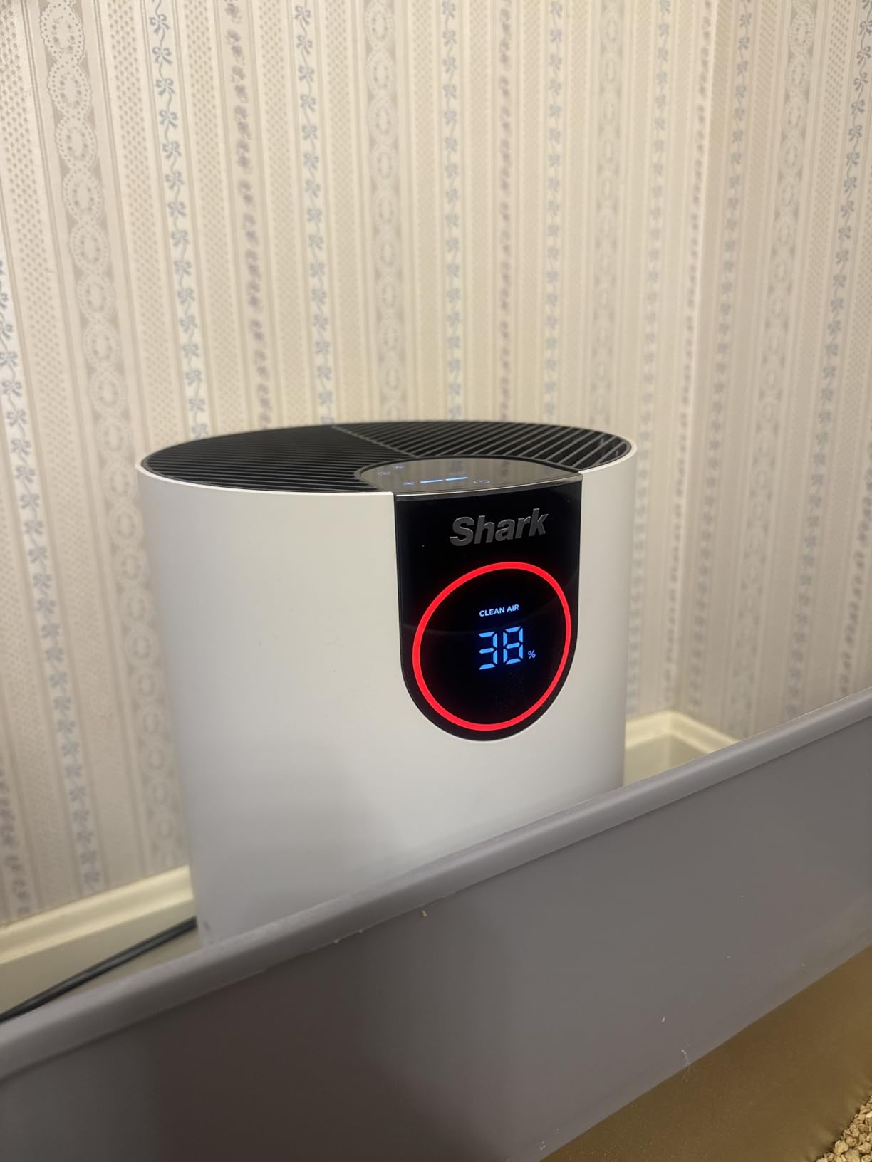 Shark Air Purifier for Home, Clean Sense, HEPA-Exceeding Filter, Captures Pollutants, Pet Dander, Dust, Odor, Smoke, HP102PET, White customer photo 2