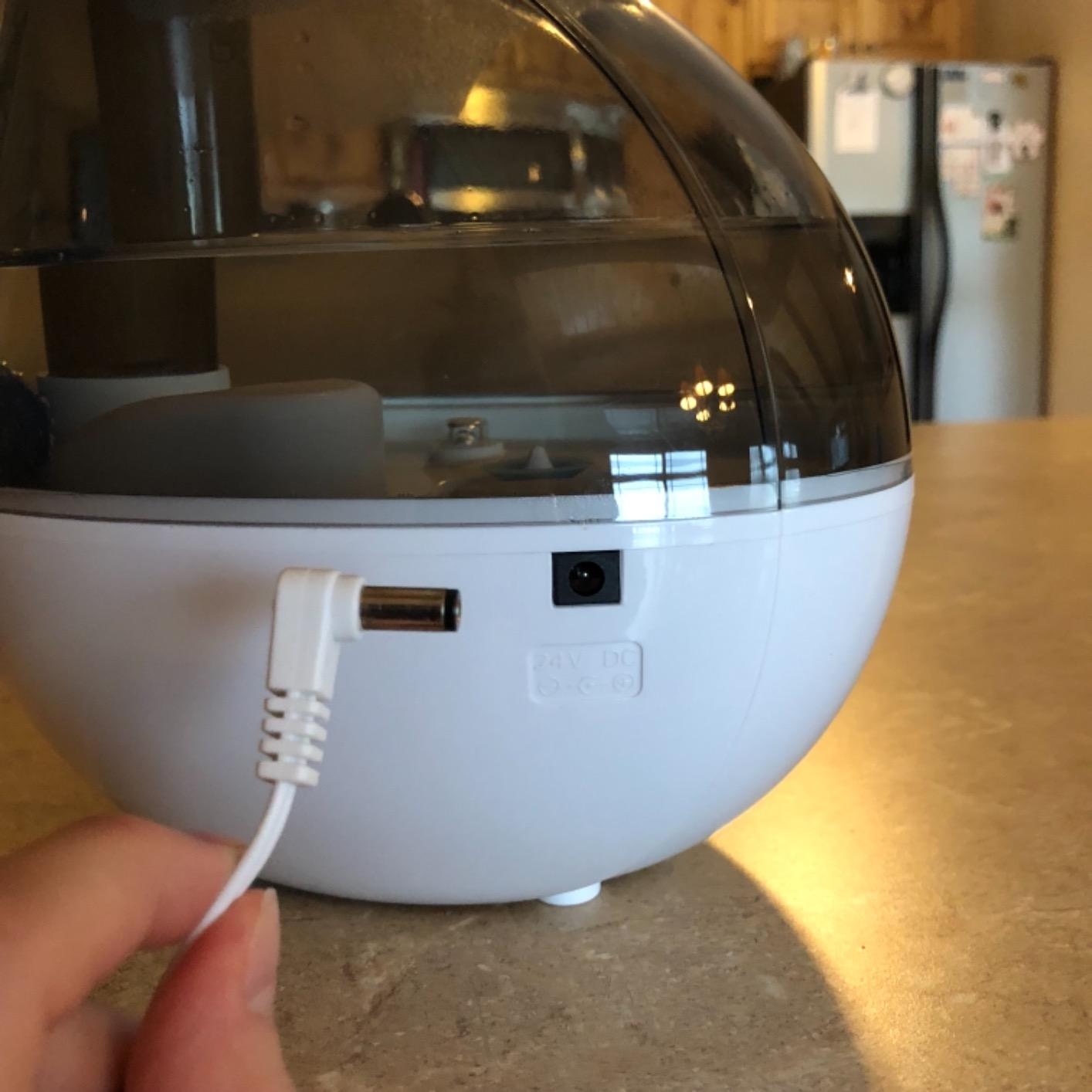 Pure Enrichment PureBaby Ultrasonic Cool Mist Humidifier & Soft Glow Night Light, Whisper-Quiet and Ideal for Baby Nurseries & Kids Bedrooms to Relieve Congestion, Colds, & Coughs (Whisper Green) customer photo 2