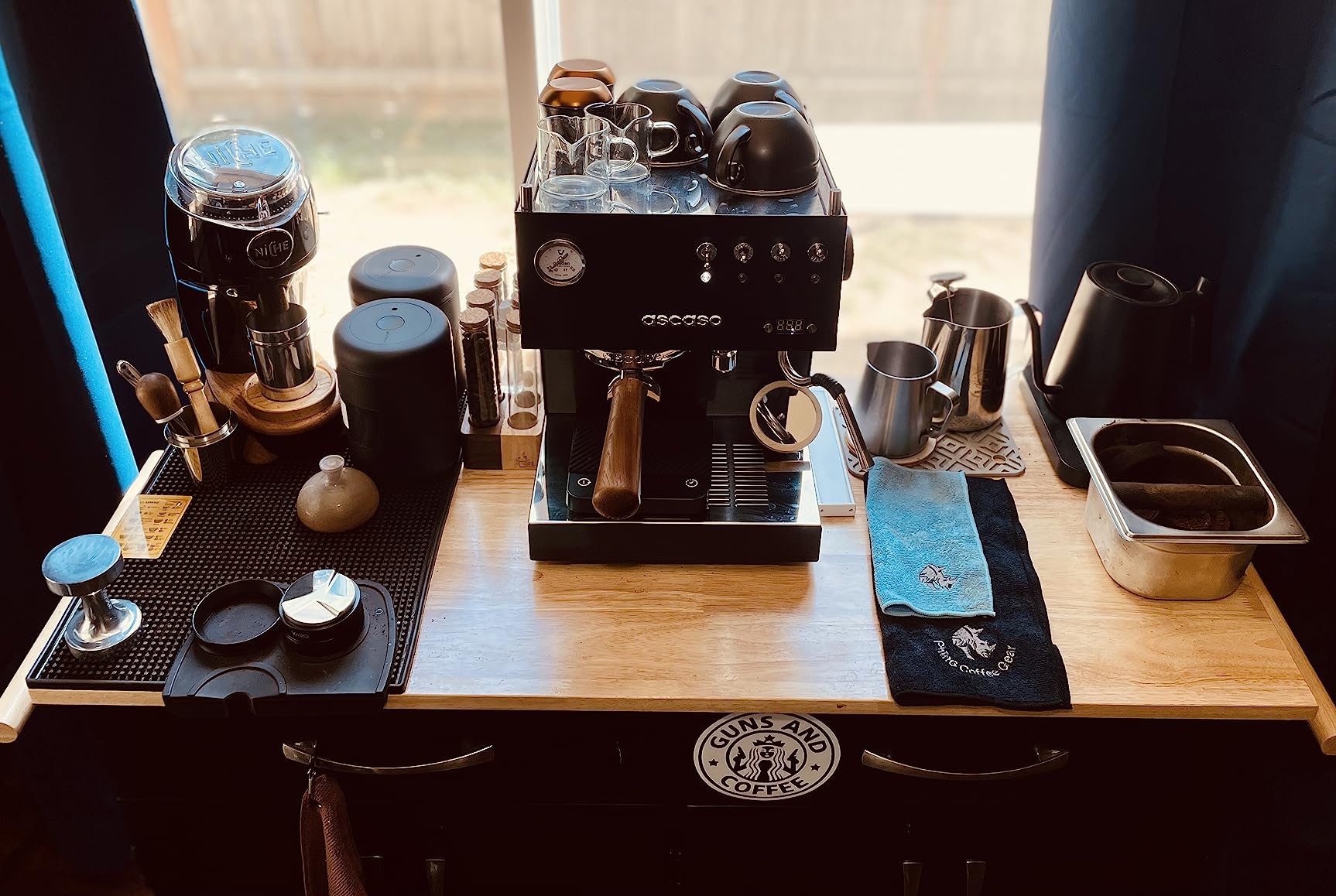 Ascaso Steel DUO Espresso Machine | PID | Programmable | Volumetric Controls | Dual Thermoblock | 120V | (Black) customer photo 1