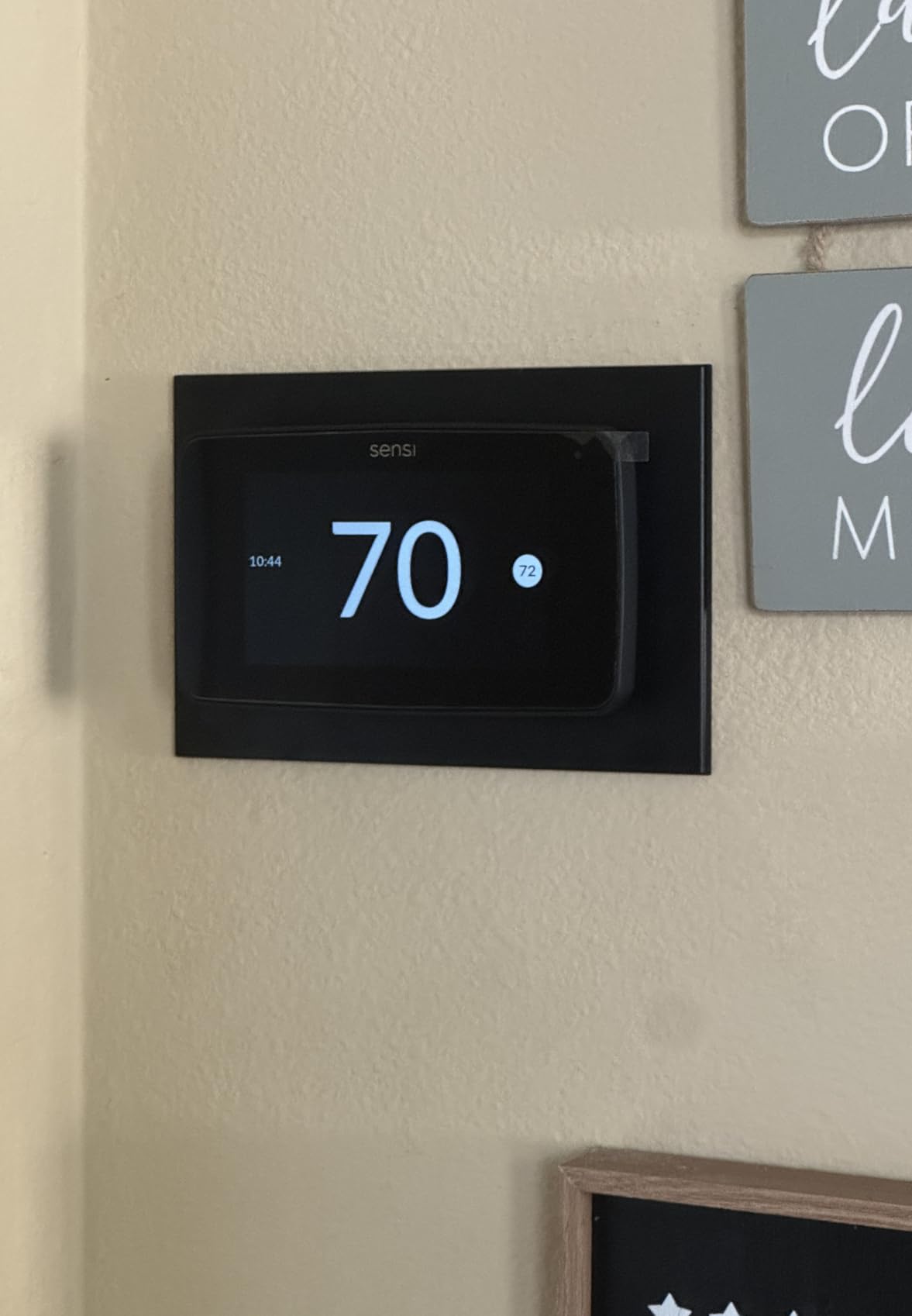 Sensi Touch 2 Smart Thermostat with Touchscreen Color Display, 100 Years of Expertise, Programmable, Wi-Fi, Data Privacy, Easy DIY, Works with Alexa, Energy Star Certified, ST76, C-Wire Required customer photo 2