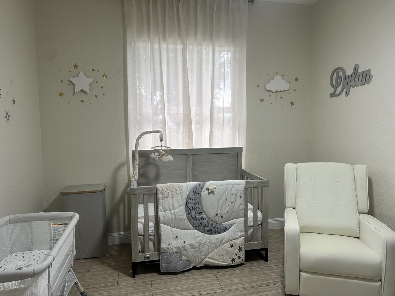 Lambs & Ivy Goodnight Moon 3-Piece Celestial Nursery Baby Crib Bedding Set customer photo 2