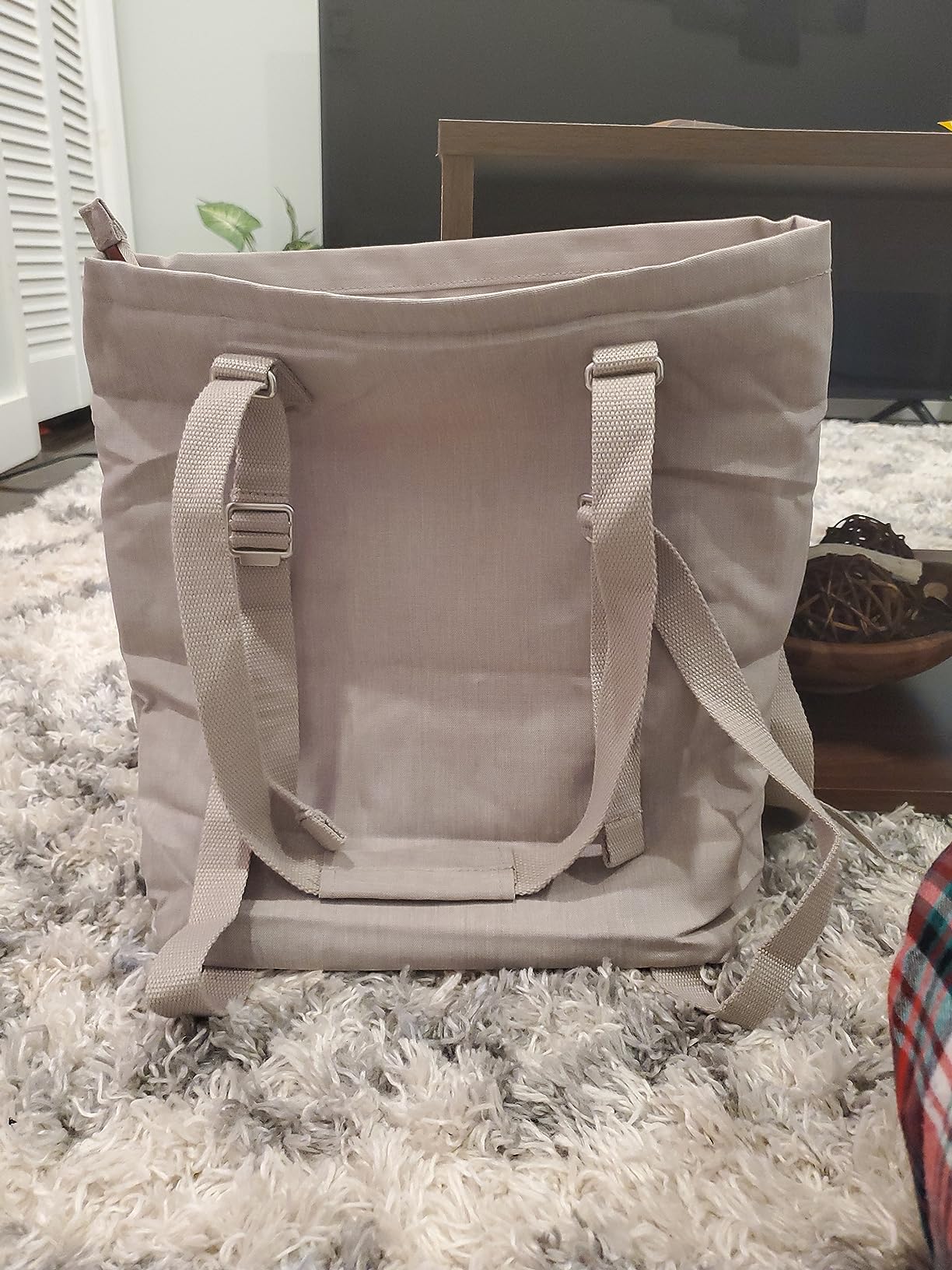 FASTFAIRY Tote Bag Backpack 2 in 1, Waterproof, holds 14
