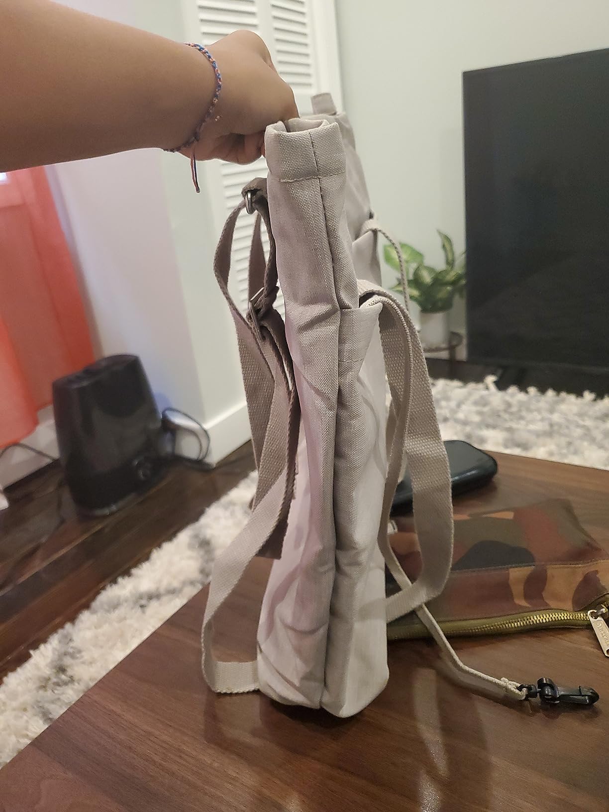 FASTFAIRY Tote Bag Backpack 2 in 1, Waterproof, holds 14