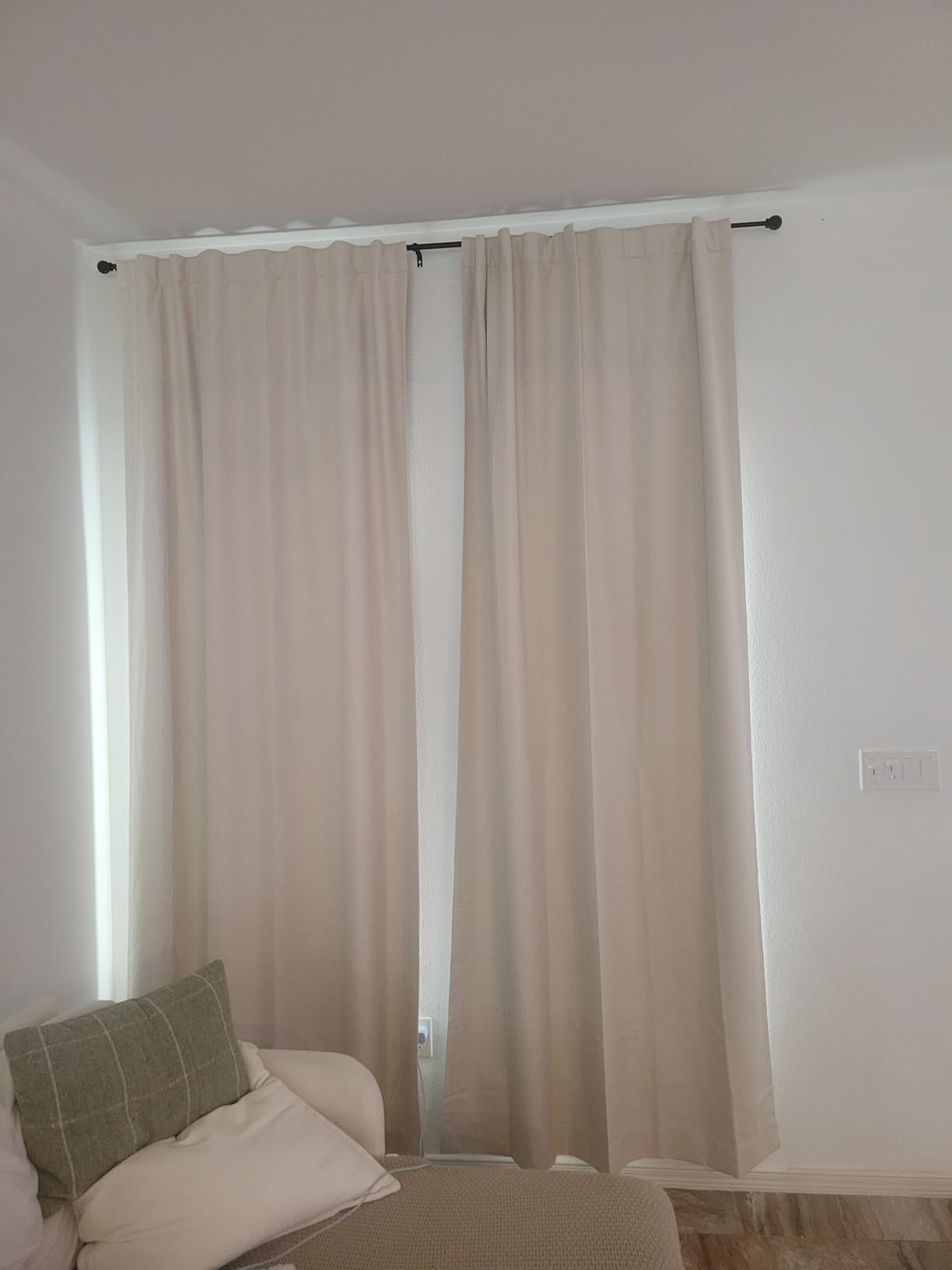 100% Blackout Shield Blackout Curtains for Bedroom 84 Inches Long, Back Tab/Rod Pocket Living Room Drapes, Thermal Insulated Blackout Curtains 2 Panels Set, 50