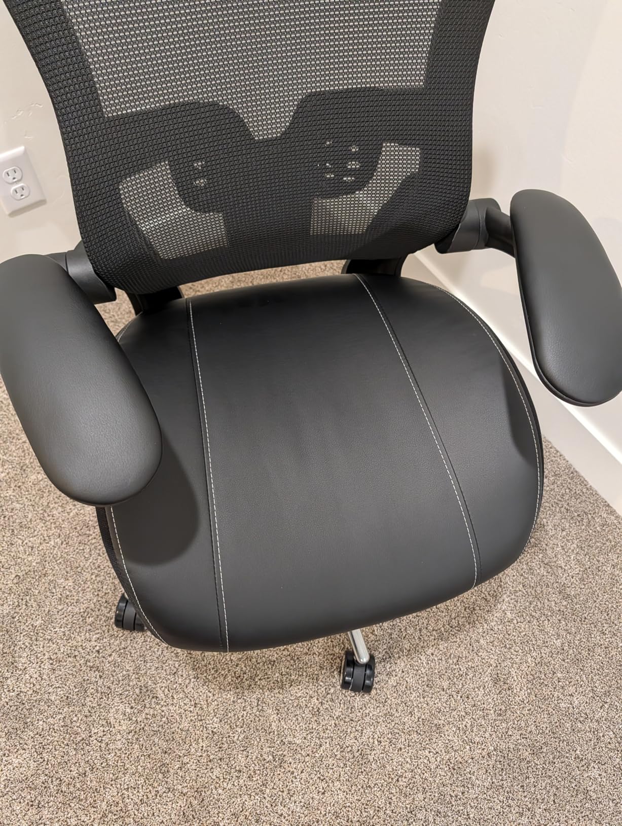 Office Chair Ergonomic Desk Chair - 400lbs Big and Tall Heavy Duty, Wide & Soft 3D Modeling Foam Cushion Home Office Desk Chair with Adjustable Seat Height, Executive Computer Task Chair customer photo 1