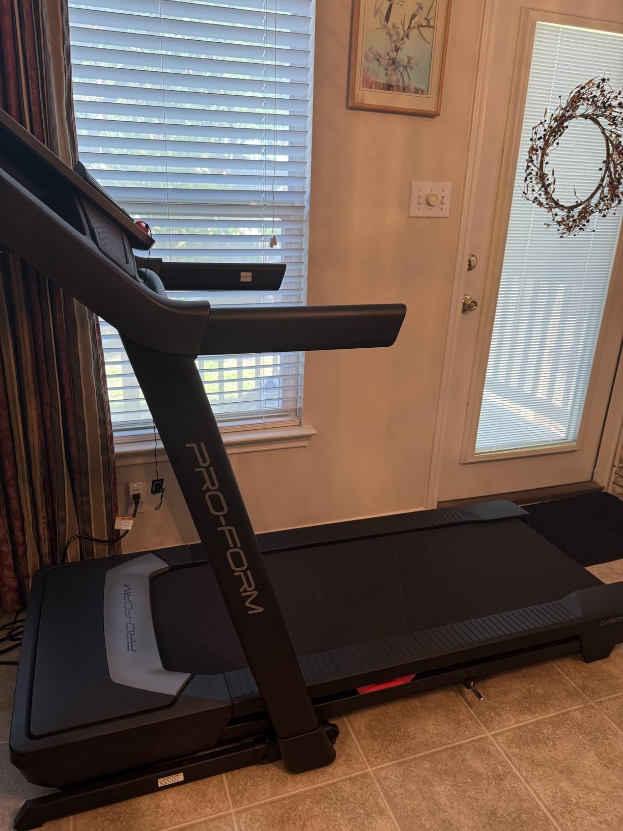 Proform Carbon Treadmill: Walking and Running with Built-in Fan and SpaceSaver Design customer photo 2