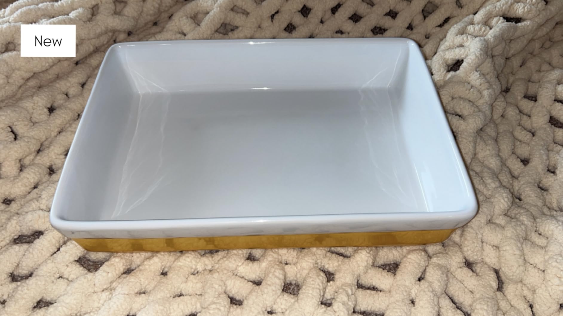 MARTHA STEWART 3-Piece Oven to Table Stoneware Bakeware Set - Baking Dish & Casserole Set - Cobalt Blue - Durable Oven-Safe Bakeware for Baking and Serving customer photo 1
