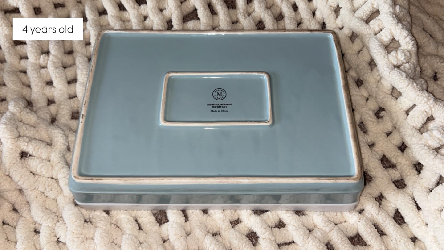MARTHA STEWART 3-Piece Oven to Table Stoneware Bakeware Set - Baking Dish & Casserole Set - Cobalt Blue - Durable Oven-Safe Bakeware for Baking and Serving customer photo 2