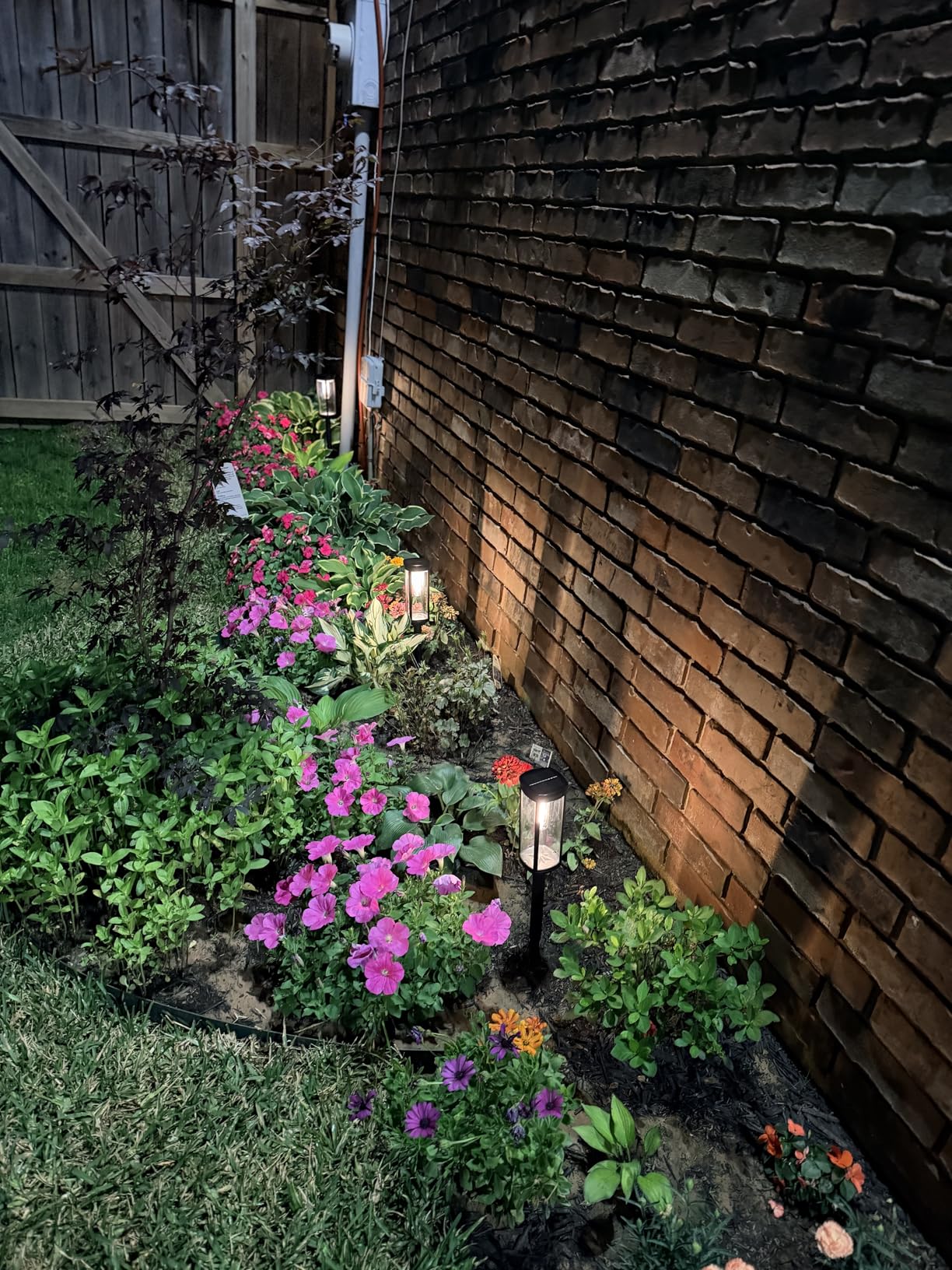 BITPOTT Solar Lights Outdoor, 8 Pack, Warm White, IP65 customer photo 2