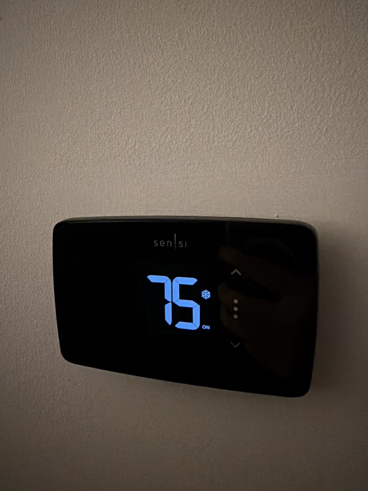 Sensi Lite Smart Thermostat, Programmable, WiFi, Easy DIY, Works With Alexa, ENERGY STAR Certified, ST25, Most Systems C-Wire Not Required customer photo 1