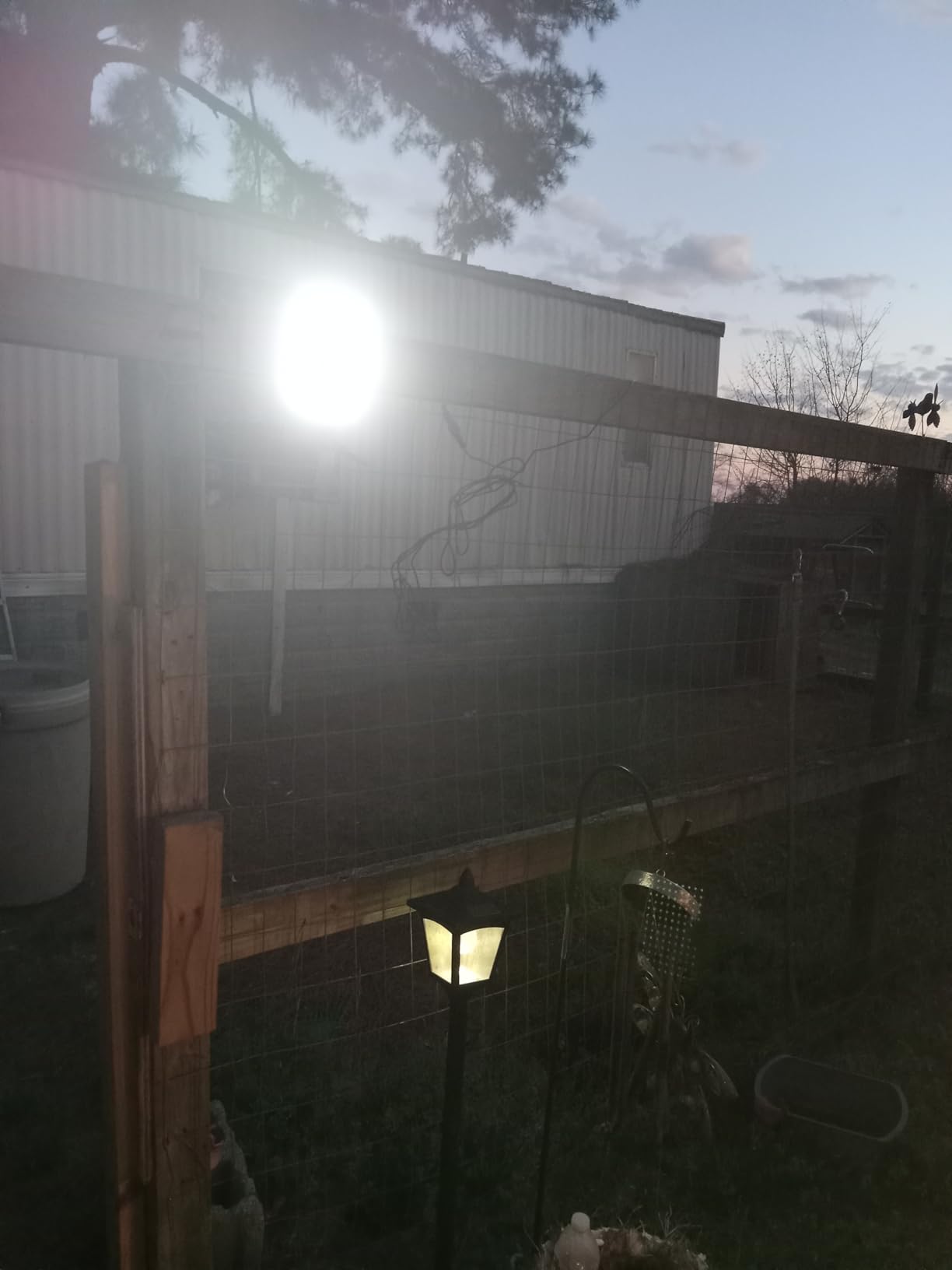 JACKYLED Solar Lights Outdoor with Motion Sensor, 113LED Cool White Solar Flood Lights, Waterproof Dusk to Dawn Solar Powered Security Spot Lights for Porch Patio Yard Garage, 1 Pack customer photo 1