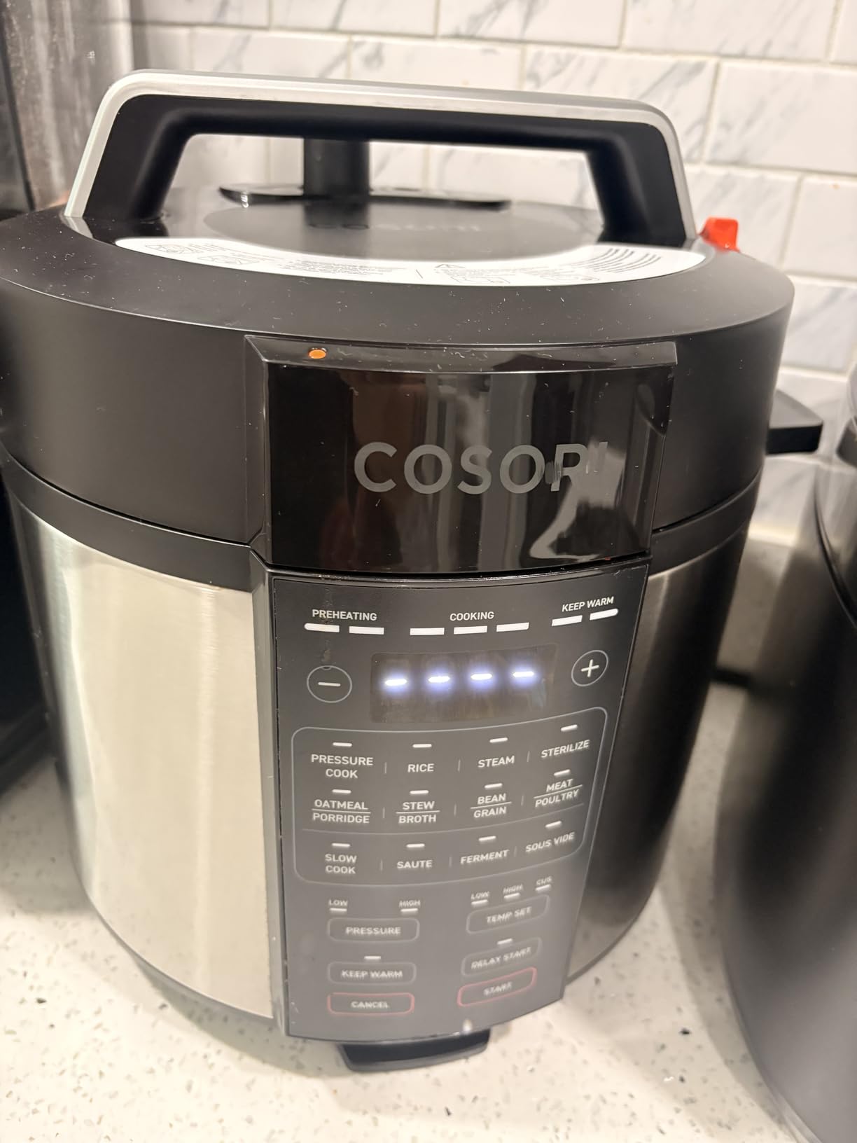 COSORI 10 Cup Rice Cooker + Pressure Cooker with 18 Functions & 13 Presets, Including Rice, Slow Cook, Steam, Saute, Sous Vide customer photo 2