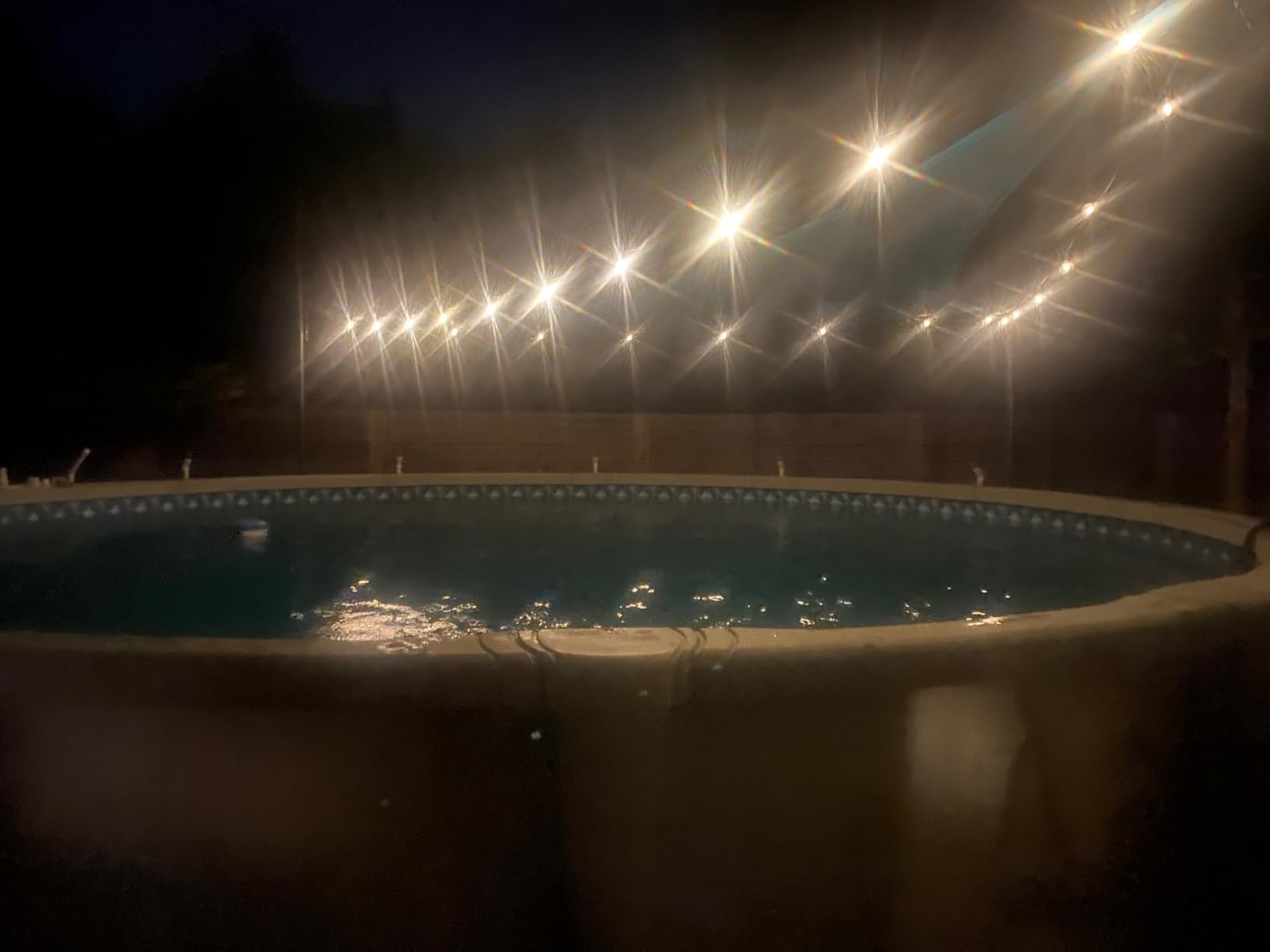 addlon 100FT Solar String Lights Outdoor with Remote, 54 LED Shatterproof Bulbs, USB Charging, 20+ Hour Runtime, Dimmable & Timable, G40 Waterproof Solar Lights for Outside Backyard Patio Garden Decor customer photo 1