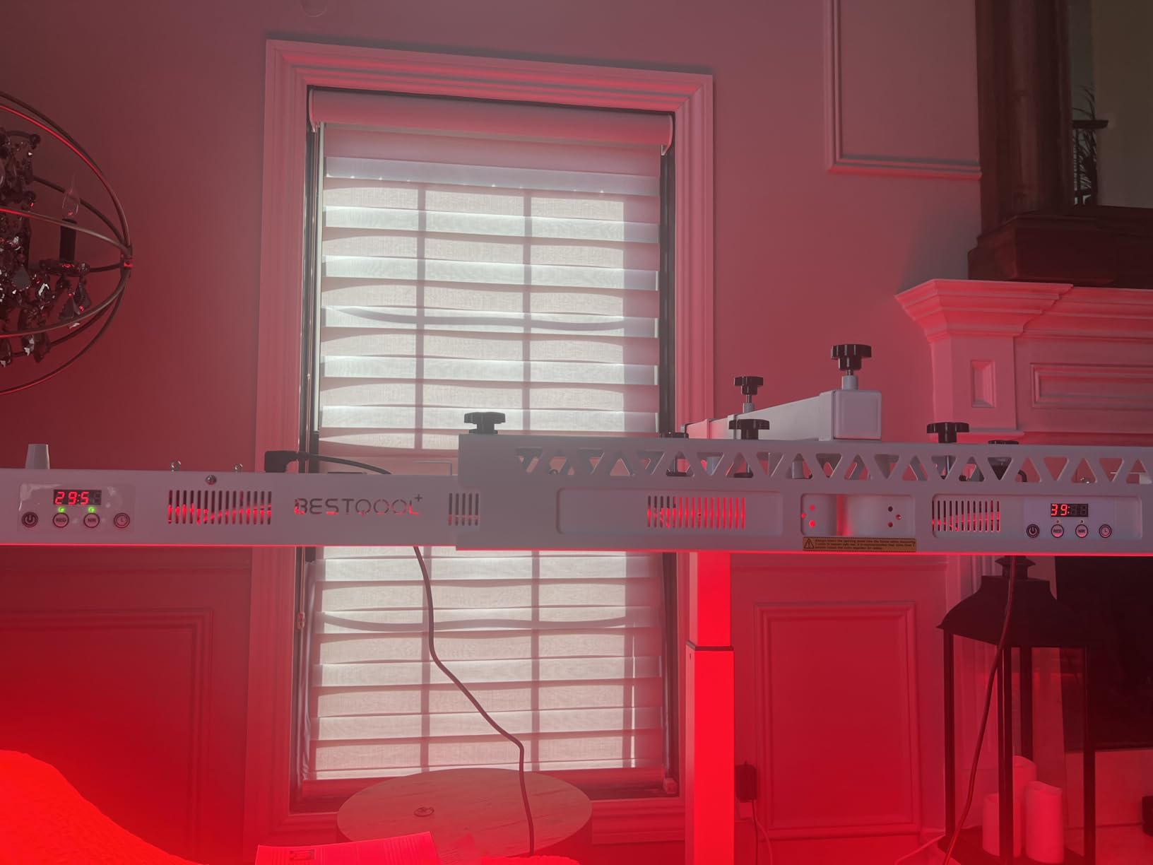 BestQool Red Light Therapy Panel, 4 Wavelengths Full Body Infrared Light Therapy, 300 Elite Grade Dual Chip LEDs, FSA-HSA Red Light Device at Home, Ideal for Body, Face. 500W. Modular Design. customer photo 1