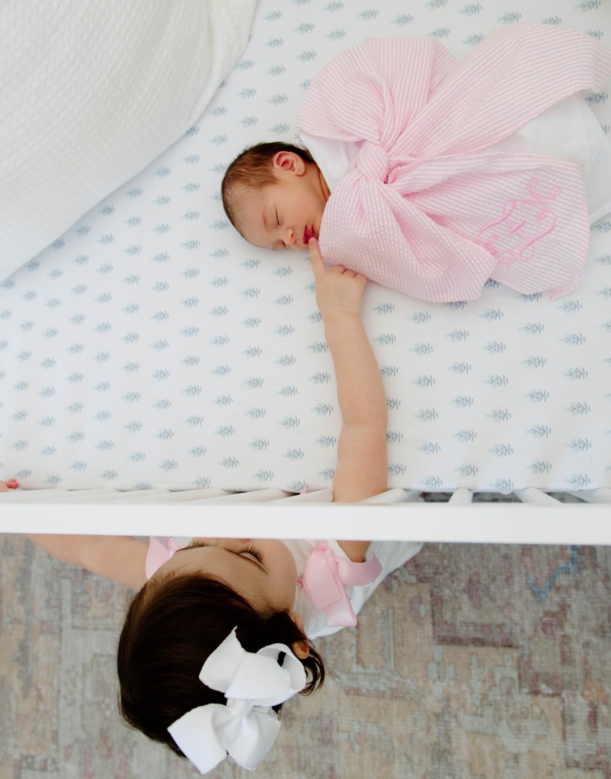 Delta Children Fitted Crib Sheets for Girls and Boys - 100% Organic Cotton Crib Sheet, GOTS Certified (Pack of 3), Neutral Boho customer photo 2