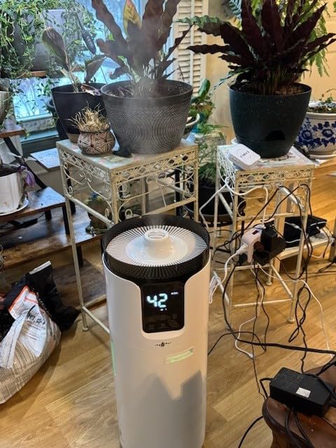 Lacidoll 16L/4.2Gal Whole house Humidifier for Home 1500 sq.ft. Ultrasonic Cool Mist Humidifiers for Bedroom with Extension Tube & Aroma Box & Night light, White customer photo 2