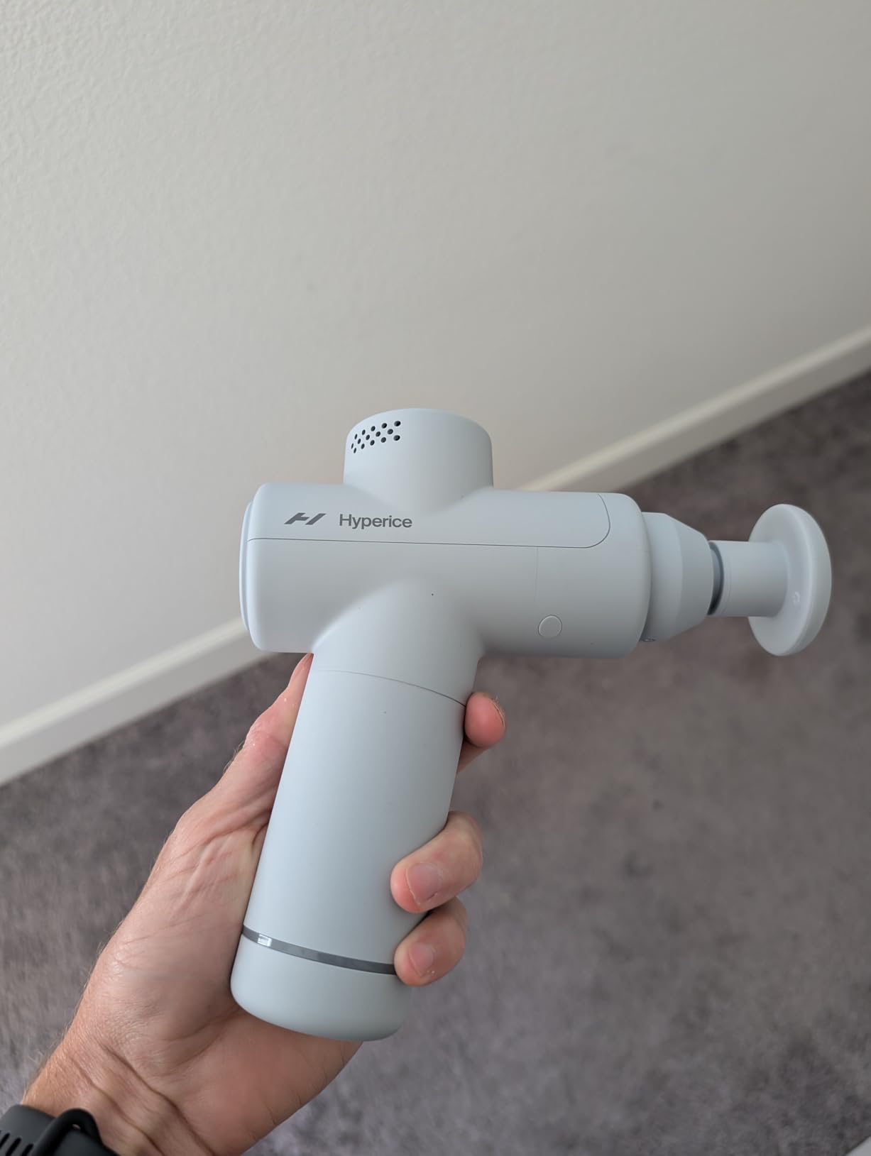 Hyperice Hypervolt Go 2 Handheld Percussion Massage Gun Deep Muscle Tissue customer photo 1