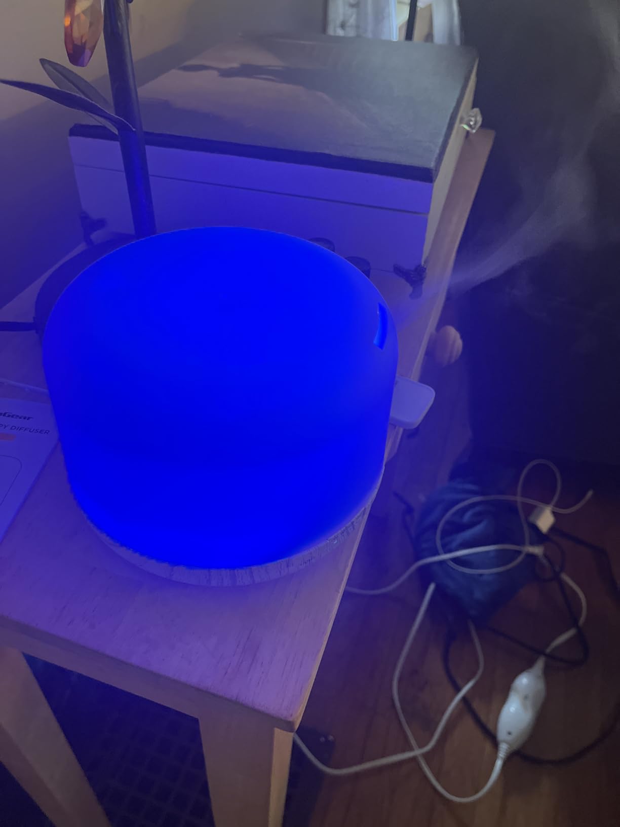 InnoGear 500ml Essential Oil Diffuser with Remote Control, Premium Ultrasonic Aromatherapy Diffusers Mother's Gift Scent Humidifier Vaporizer Auto-Off Timer for Large Room Home, Yellow customer photo 1