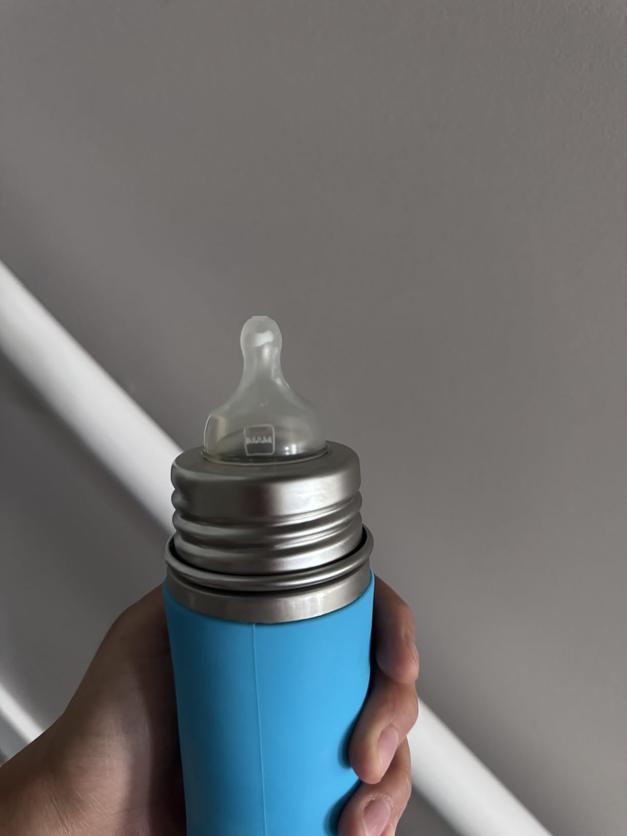 Pura Kiki 11oz/325ml Stainless Steel Sippy Cup Bottle w/Sleeve, Plastic-Free, MadeSafe Certified, Medical-Grade XL Silicone Sipper Spout Fast Flow for Kids, Toddlers, Babies & Infant - Unicorn customer photo 1