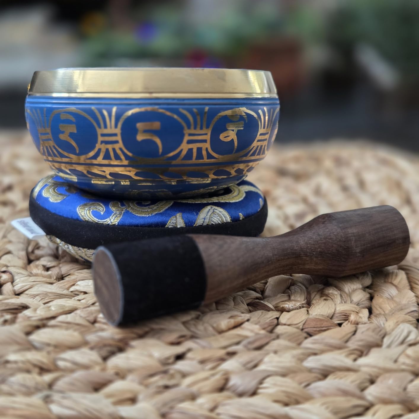 Silent Mind Tibetan Singing Bowl Set - Easy to Play & Beginner Friendly Meditation Bowl with Cushion & Mallet | Stress Relief & Mindfulness | Gift-Ready customer photo 2