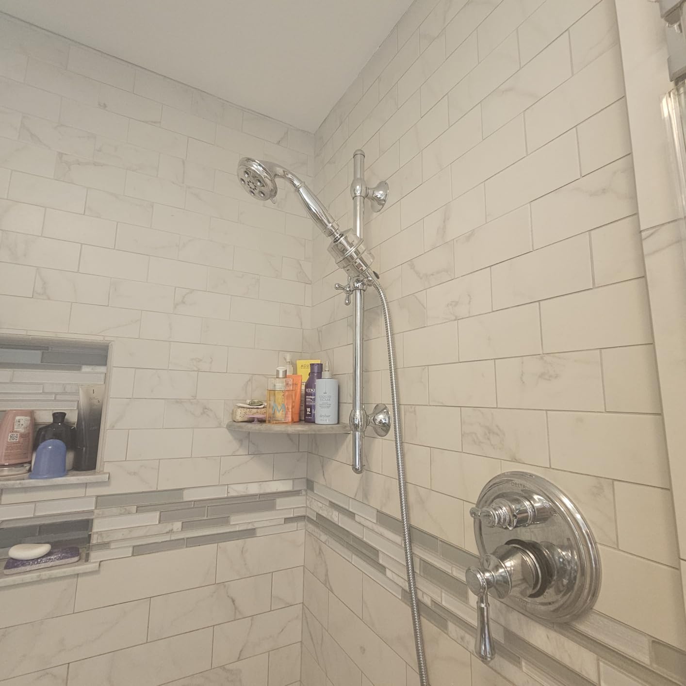 HammerHead Showers Solid Metal Shower Head Filter - KDF 55 Shower Filter, High Pressure Universal Shower Filters to Remove Toxic Chemicals, Removes Chlorine and Heavy Metals - Chrome customer photo 2