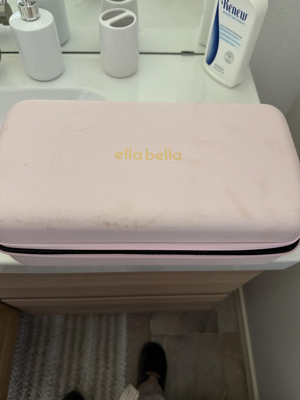 ELLA BELLA 6 in 1 Professional Hot Air Styler - Powerful Hair Dryer & Straightener Set - Styling Without Heat Damage - Fast Drying Curling Volumizing Straightening - Includes Protective Travel Case customer photo 1