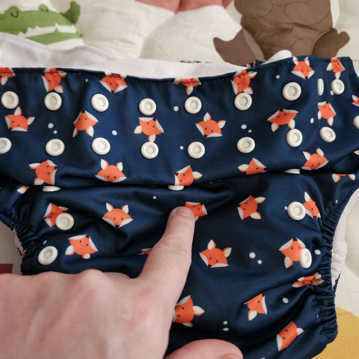 babygoal Newborn Cloth Diapers Pack of 13 for 5-12lbs Preemie Boy, Cloth Diaper Covers 6 Pack with 6pcs Inserts and Wet Bag, Reusable Washable & Waterproof customer photo 1