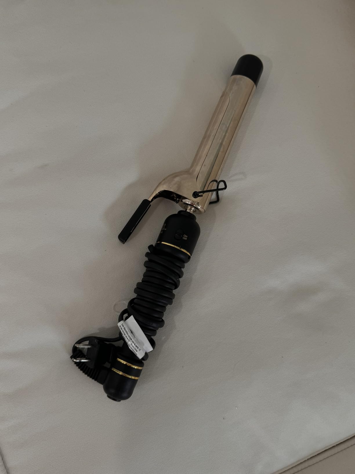 HOT Tools 24K Gold Professional 1 Inch Extended Barrel Curling Iron with Clamp for Bouncy Curls, Faster Styling, Less Damage & Long-Lasting Results customer photo 2