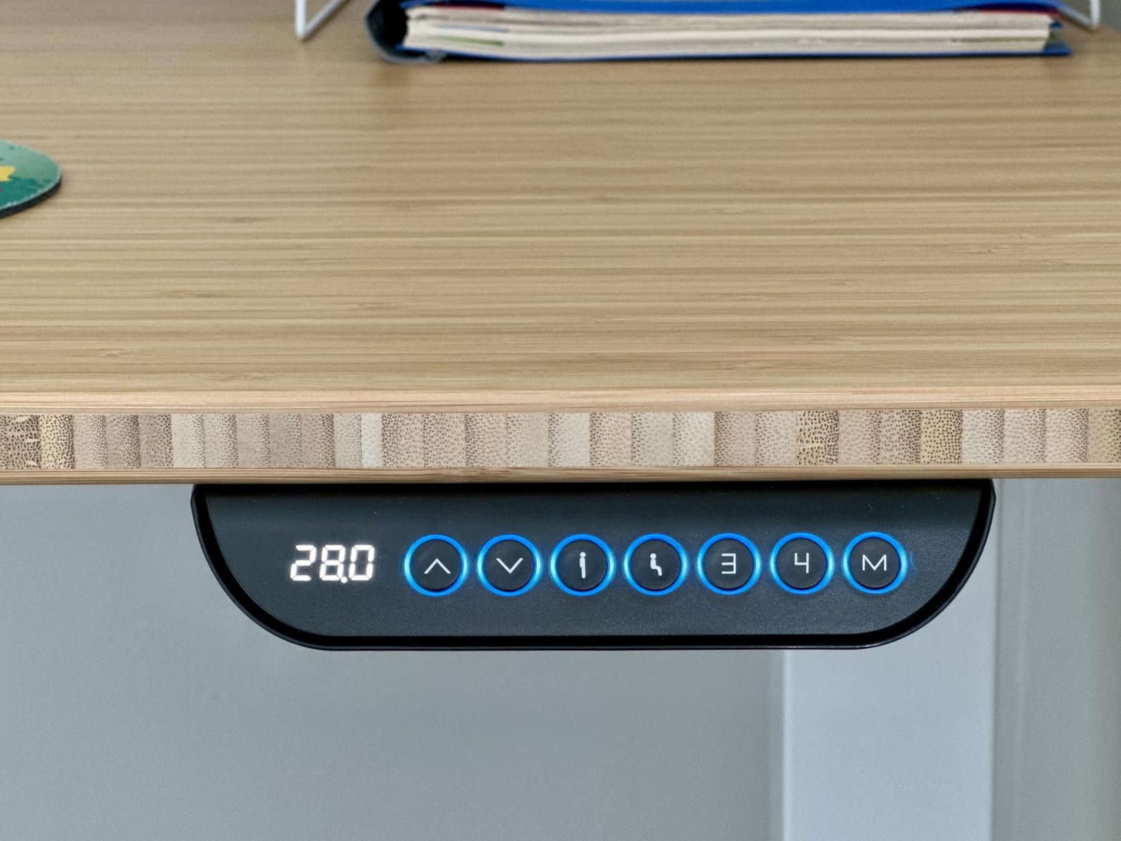 FLEXISPOT E6 MAX Bamboo 60x30 Inch Dual Motor 3-Stage Heavy Duty Standing Desk, 330lbs Weight Capacity, Height Adjustable Desk w/Cable Management & Wheels (Solid Bamboo Desktop + White Frame) customer photo 2