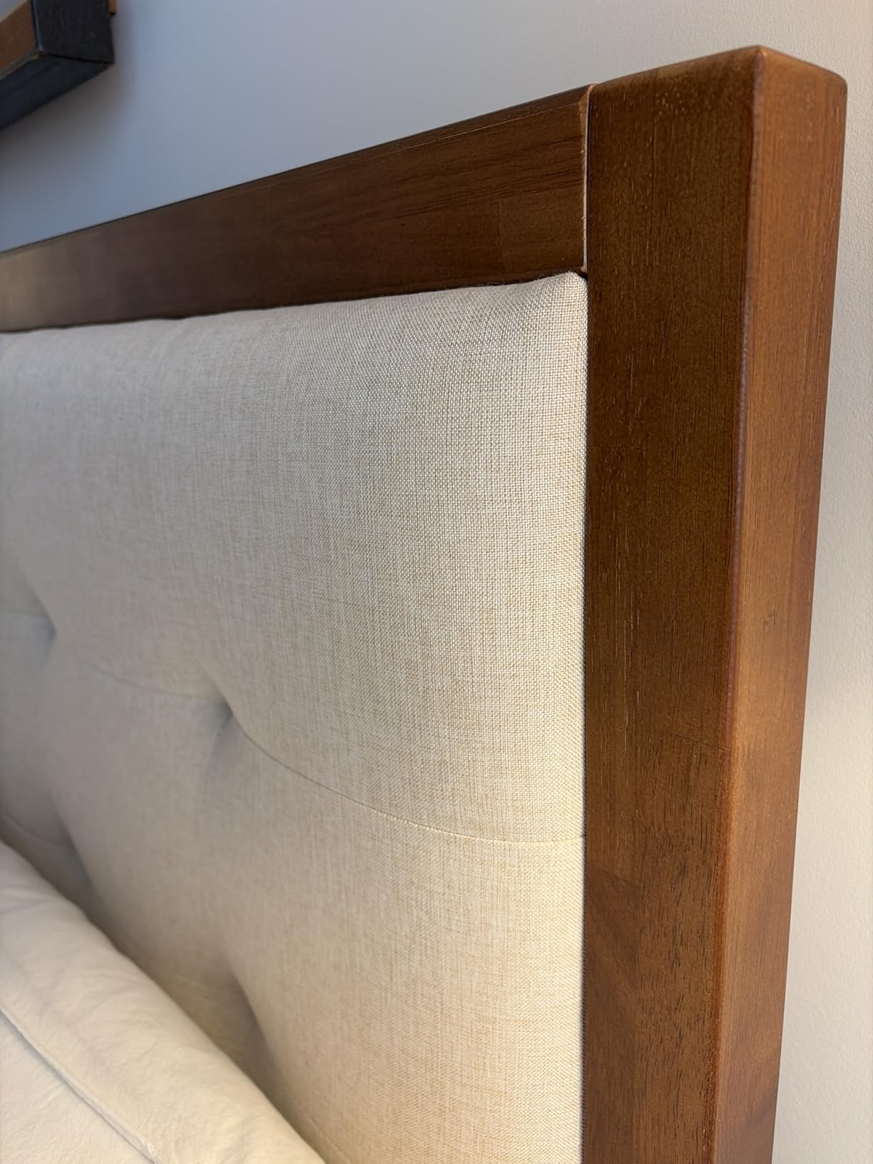 Jocisland Solid Wood Queen Size Bed Frame 50.2