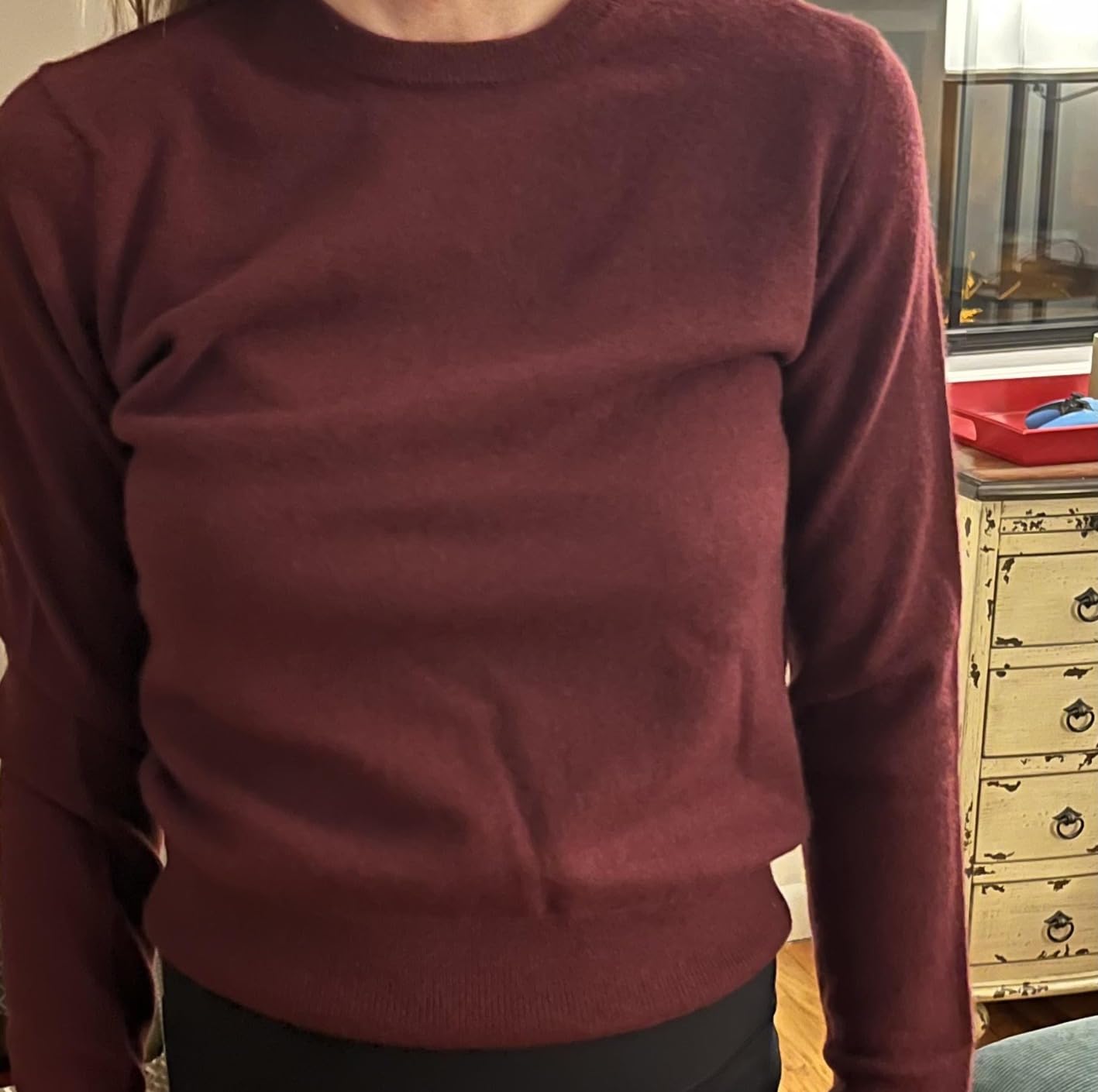 Women's The Original Cashmere Crewneck Sweater customer photo 1