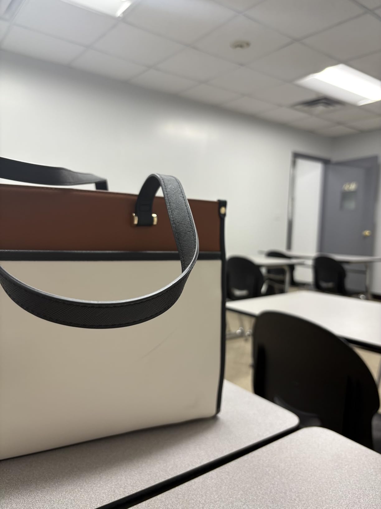 LOVEVOOK Laptop Bag for Women, 15.6'' Laptop Tote Purse 2-in-1 Professional Work Bag Business Briefcase with Clutch Purse, Waterproof Leather Computer Handbag for Teacher Office Travel customer photo 1