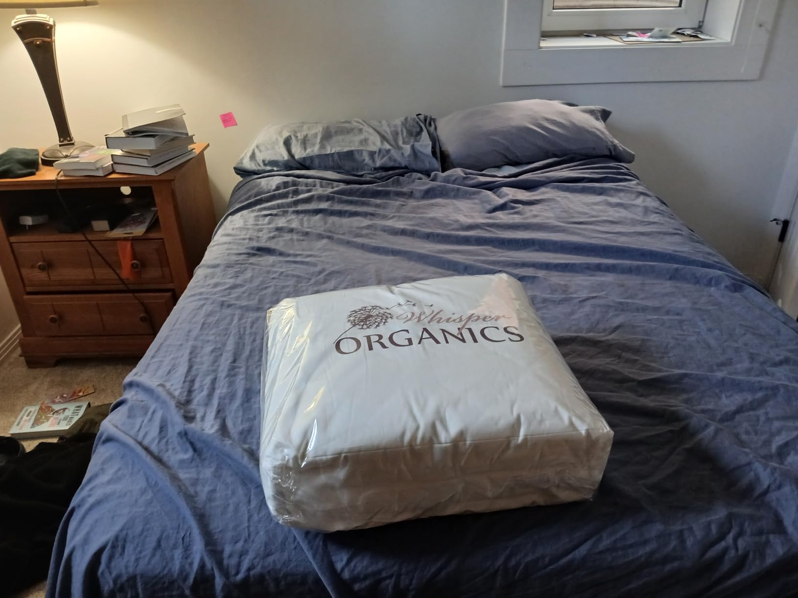 100% Organic Cotton Comforter - Duvet Insert for Summer & All Seasons with Non Clumping Diamond Stitching - Premium Soft & Breathable Quilt - GOTS & Fairtrade Certified (Queen/Full) customer photo 2