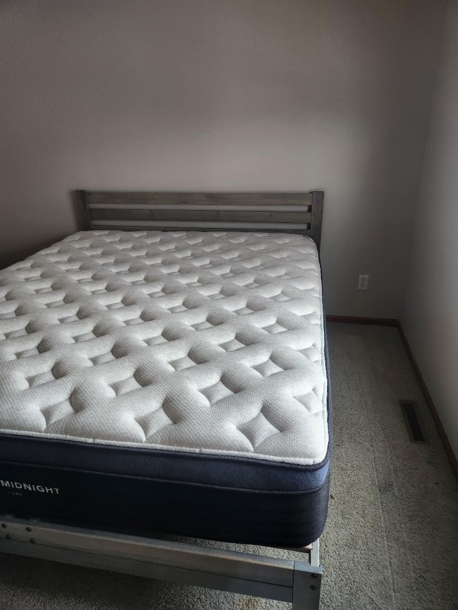 KD Frames Lexington Platform Bed - California King Bed Frame - Unfinished Wood Bed Frame - Natural, Minimalist Bed - Slatted Headboard - Easy Assembly, No Box Spring Needed - Solid California King Bed customer photo 2