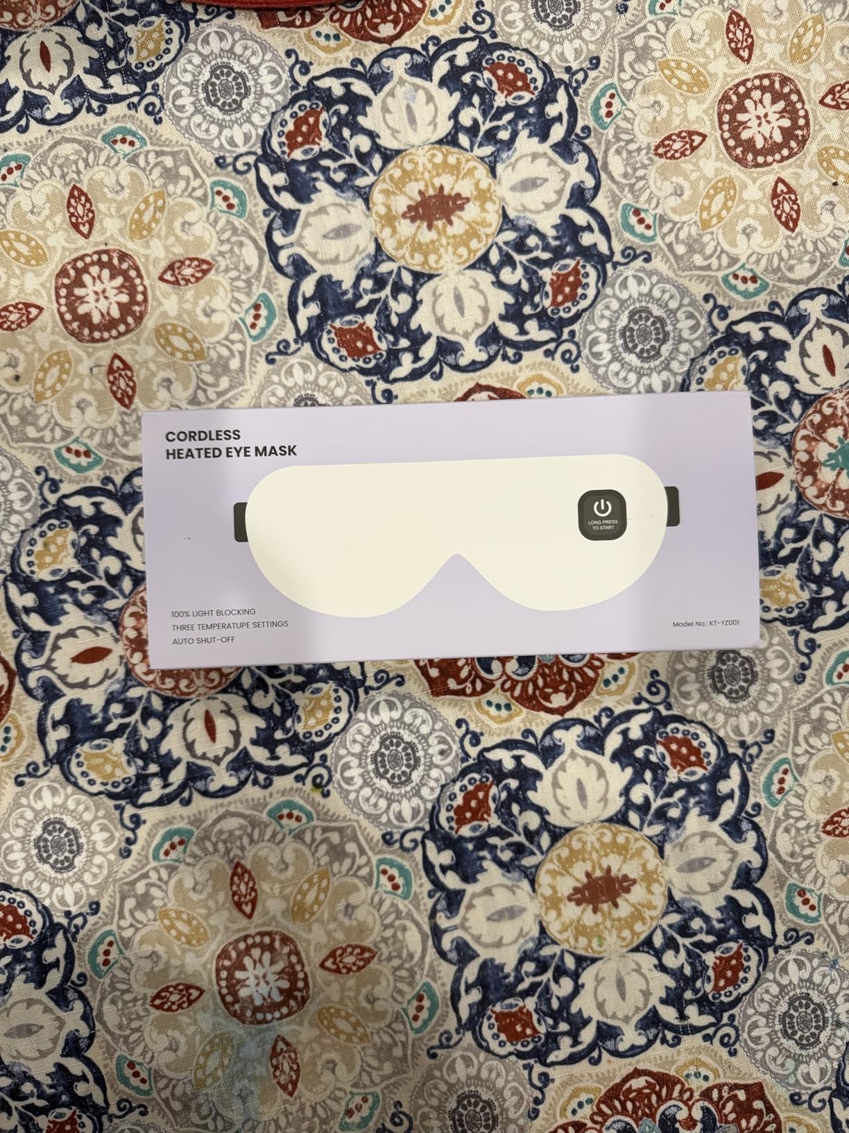 Heated Eye Mask - Cordless Eye Mask for Dry Eyes, FSA-HSA Eligible, Eye Relief, Improved Sleep, Washable Eye Heating pad for Travel and with Replaceable Shell customer photo 2