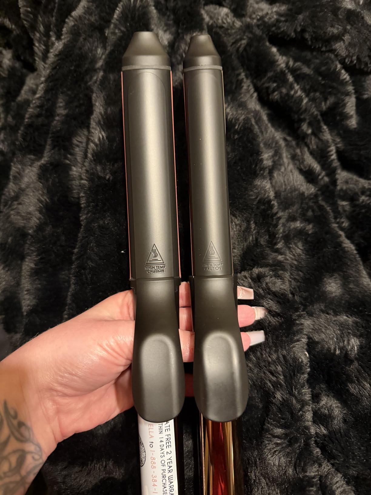 ELLA BELLA Curling Iron 1.5 Inch - Professional Hair Curler, Ceramic Curling Irons, Transform Your Look in Seconds, Suitable for All Hair Types, Say Goodbye to Heat Damage customer photo 2
