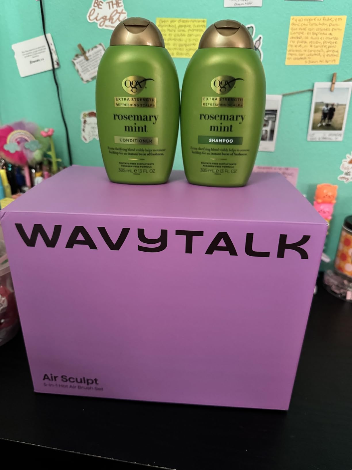 Blow Dryer Brush Set, Wavytalk Air Sculpt 5-in-1 Hot Air Brush Set, Multi Hair Styler for Salon Blowouts, Smooth Curls, Volumizing and Straightening, Sleek and Less Frizz, Pink customer photo 1