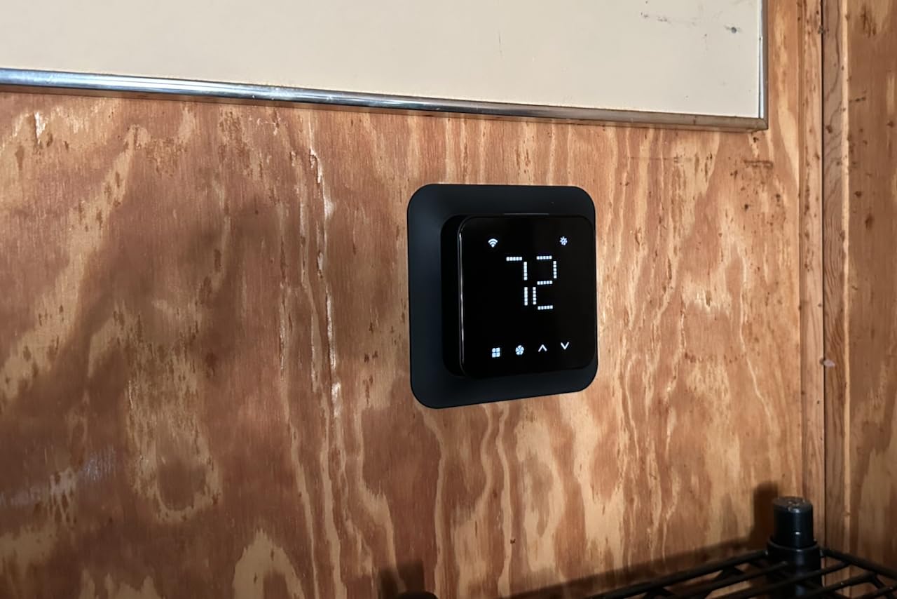 meross Smart Thermostat for Home, WiFi Thermostat Works with Matter, Alexa, Apple Home, Google Assistant, App & Voice Control, 7x24h Scheduling, Energy Saving, C-Wire Required customer photo 1